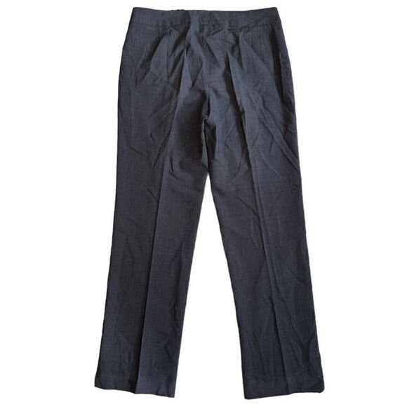 🐿️ St. Emile Women’s Gray Virgin Wool Trouser Pants Size USA 10 - Picture 2 of 6